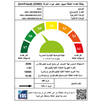 تكييف هاير 2.25 بارد ساخن سمارت UV إنفرتر HSU-18KHRIBC-R32 تكييف هاير 2.25 بارد ساخن سمارت UV إنفرتر HSU-18KHRIBC-R32